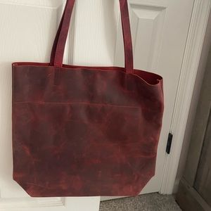 Urban Artisan Boutique Tall Leather Tote